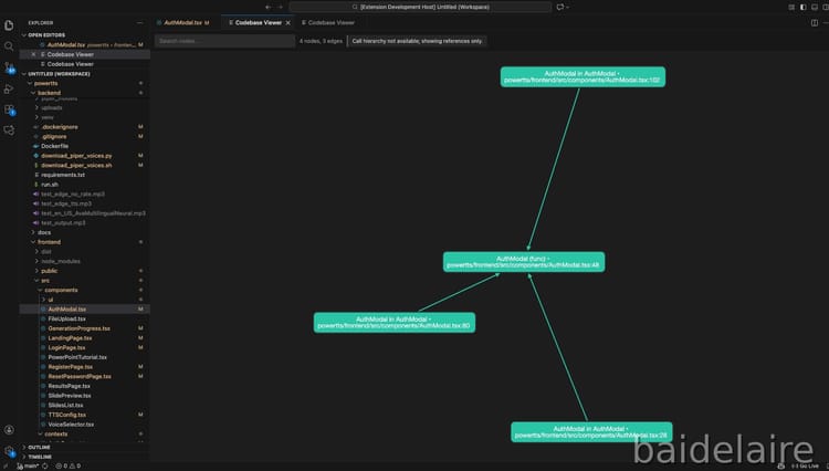 Stop Getting Lost in Large Codebases: I Built a Graph Viewer in VS Code