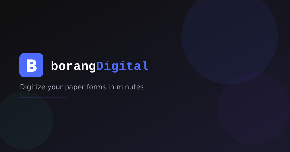 Your PDF already is the form—we just make it fillable